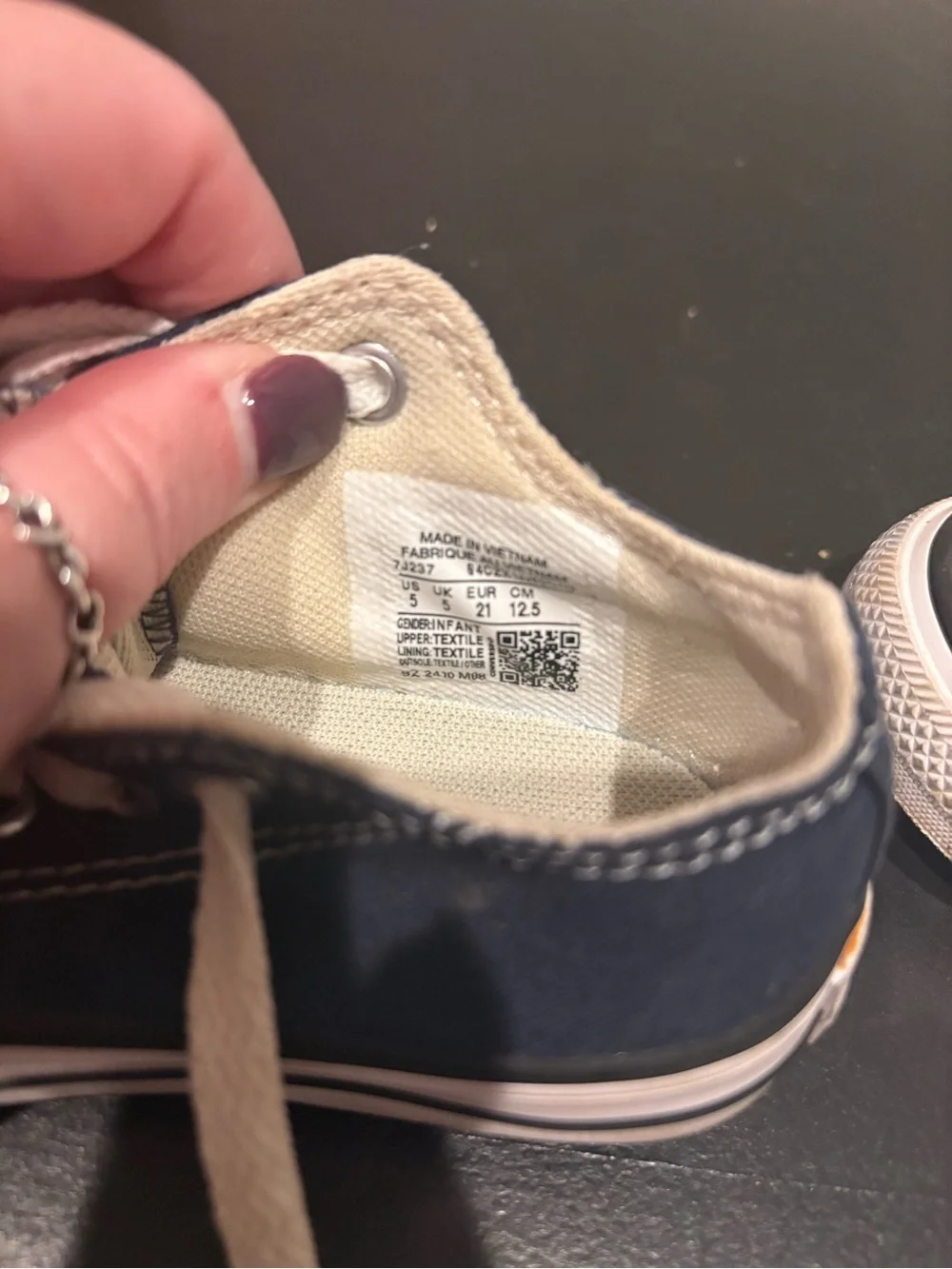 Toddler Navy Converse